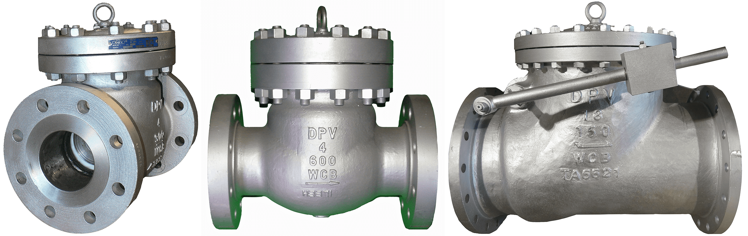 DPV® API 6D Swing Check Valves, Bolted Cover, Regular and Full-opening Types
